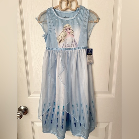 Disney Frozen Light Blue Nightgown - Picture 4 of 9